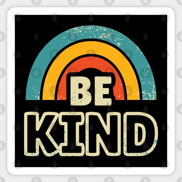 Be Kind Retro Colors Sticker by dkdesigns27